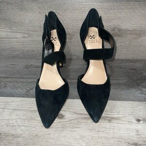 Vince Camuto Black Suede Heels